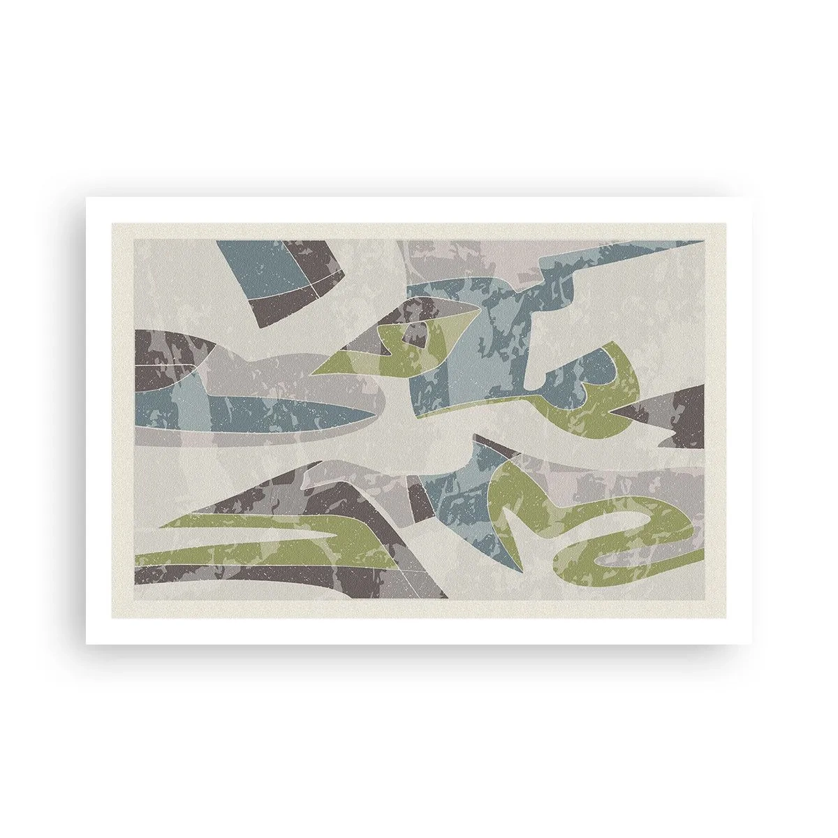 Pôster - Composição atrás do vidro - 91x61 cm