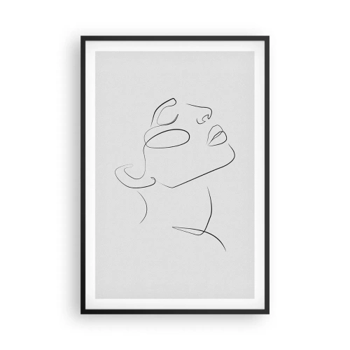 Pôster com moldura preta - Os meandros dos sonhos - 61x91 cm