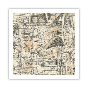 Pôster - À espera de ser decifrado - 60x60 cm