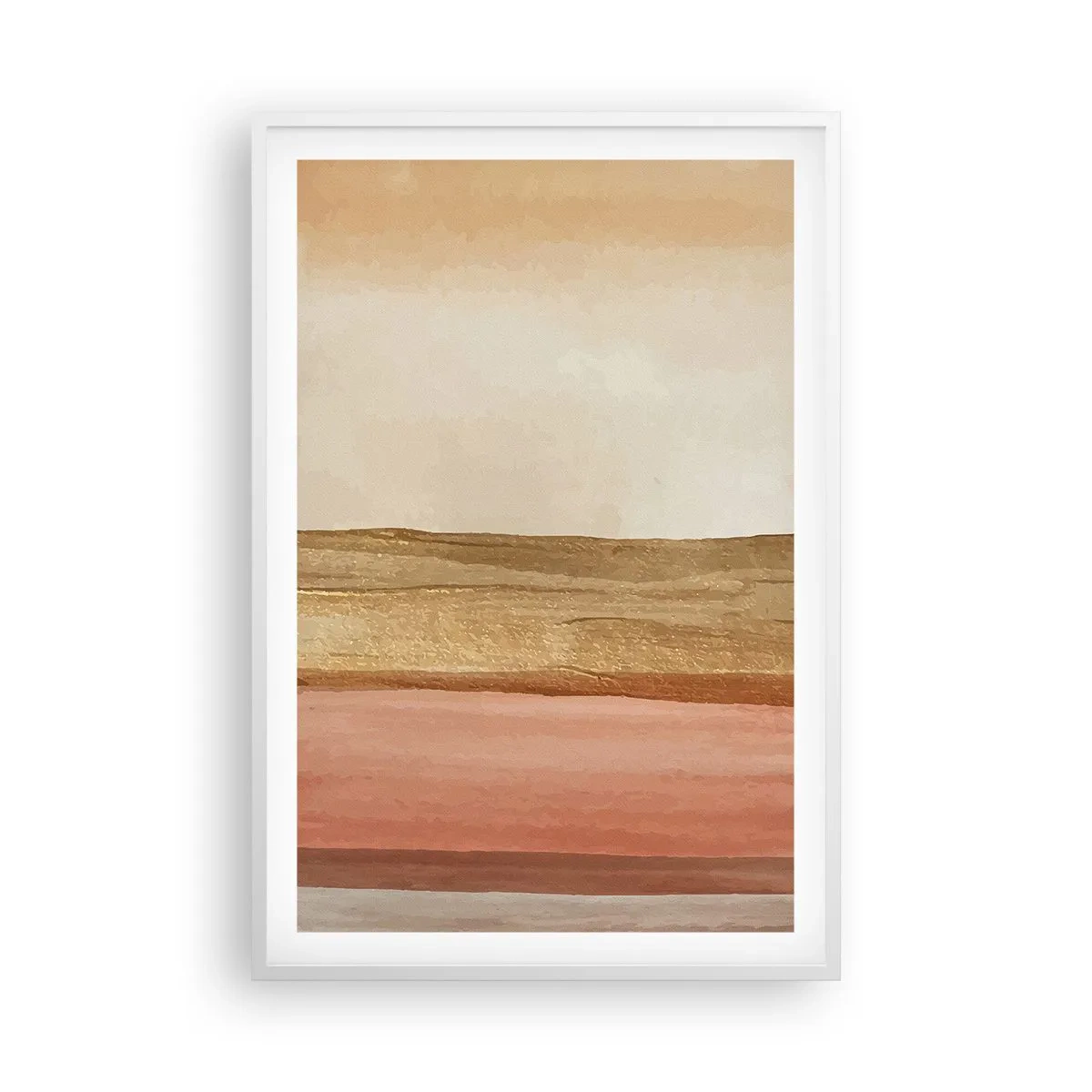 Pôster em moldura branca - Composição vertical - 61x91 cm