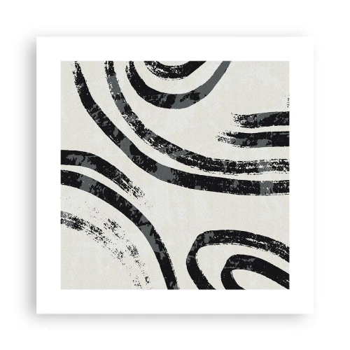 Pôster - Meio parado - 40x40 cm