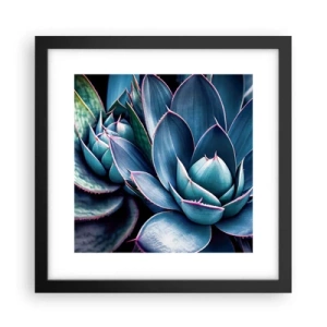 Pôster com moldura preta - Força vital - 30x30 cm