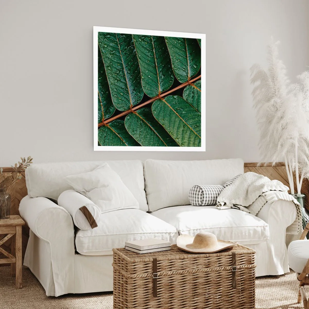 Pôster - Num ritmo verde - 60x60 cm