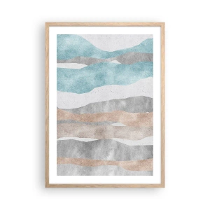 Pôster com moldura de carvalho claro - Um estudo de proximidade - 50x70 cm