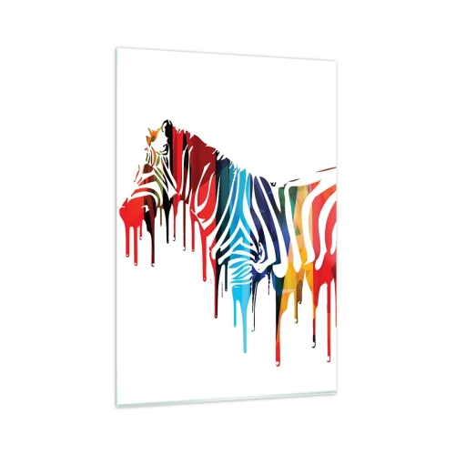 Quadro em vidro - Não somente preto e branco - 80x120 cm