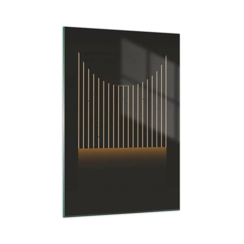 Quadro em vidro - Explorar a escuridão - 70x100 cm