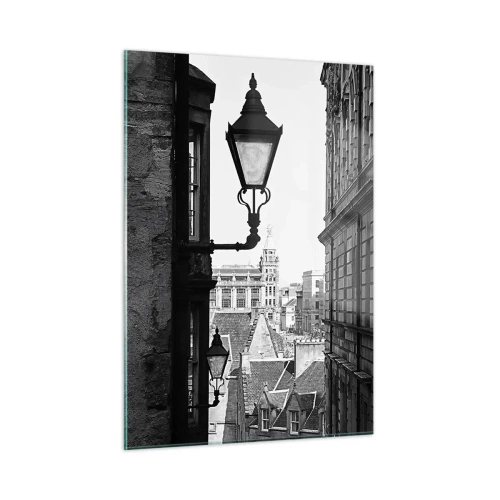 Quadro em vidro - A história de Edimburgo - 50x70 cm