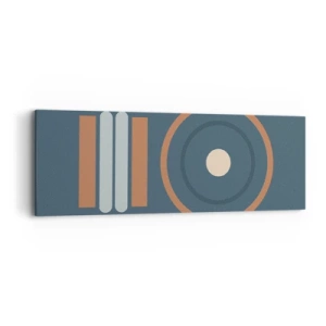 Quadro em tela - A essência da questão - 90x30 cm