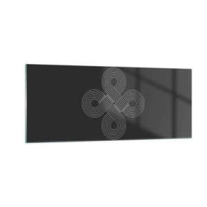 Quadro em vidro - No espírito celta - 100x40 cm