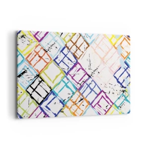 Quadro em tela - Quartos para alugar - 100x70 cm