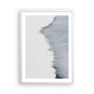 Pôster em moldura branca - Um registo misterioso - 50x70 cm