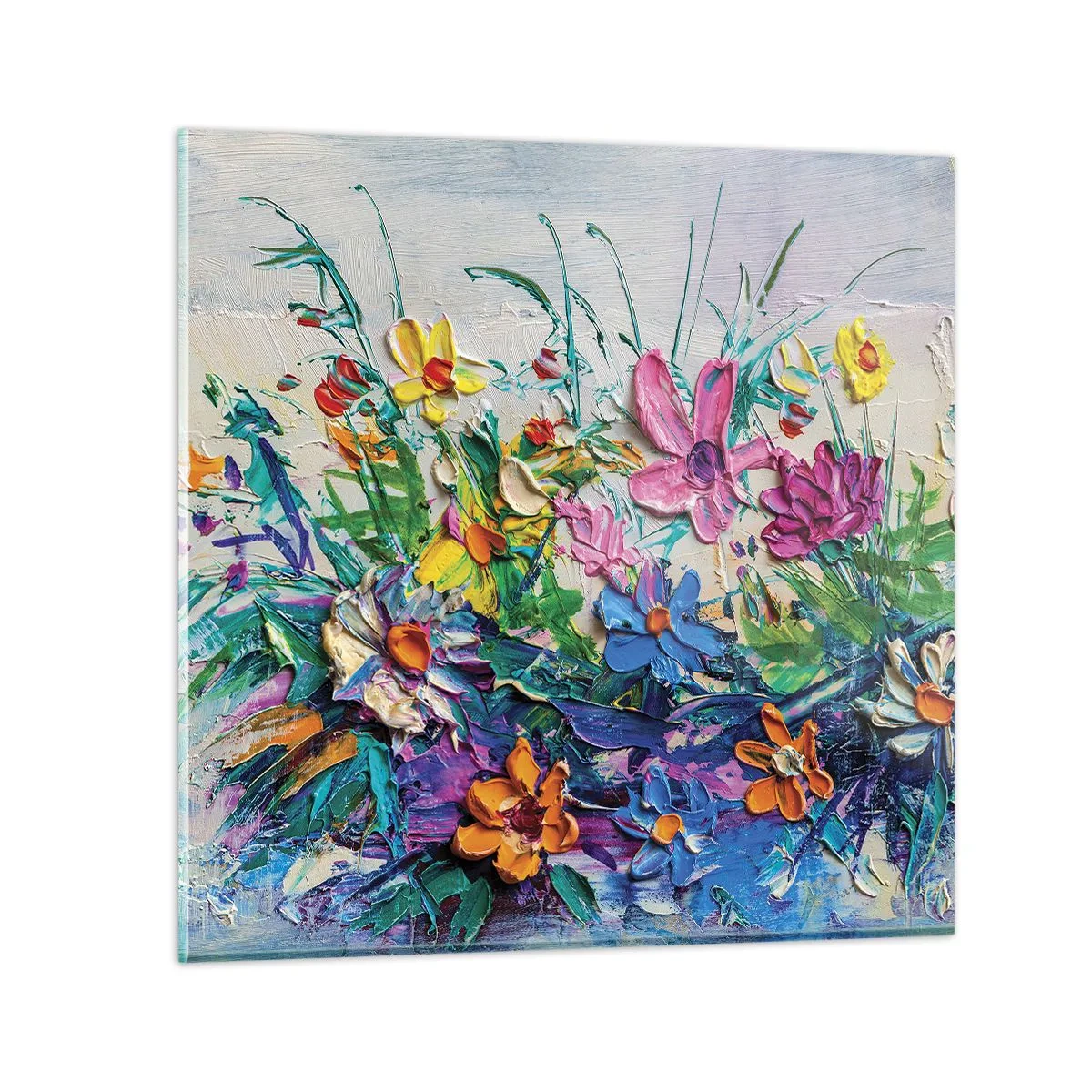 Quadro em vidro - Não é de todo natureza morta - 30x30 cm