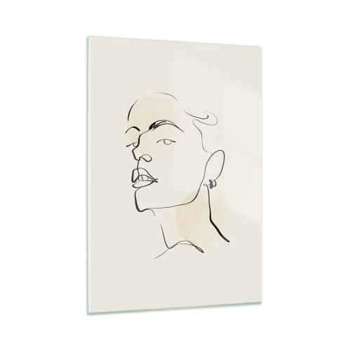 Quadro em vidro - Olhar orgulhoso - 50x70 cm