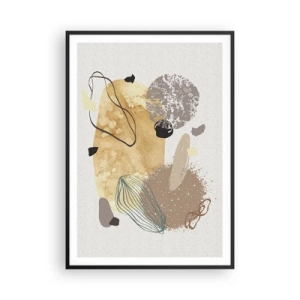 Pôster com moldura preta - Plumcologia aplicada - 70x100 cm