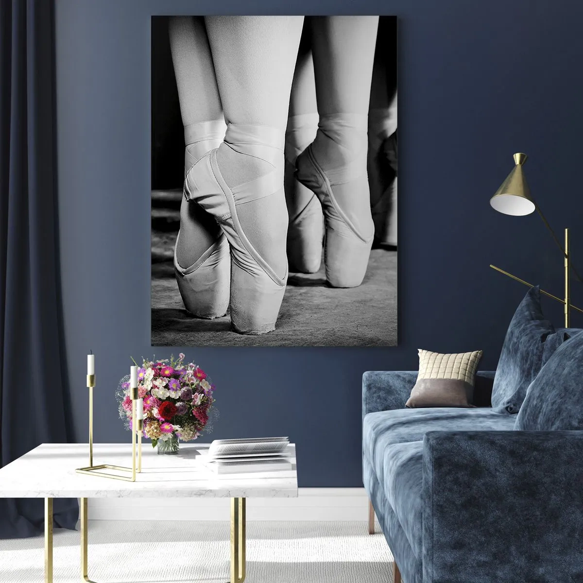 Quadro em vidro - Juntos, com leveza - 70x100 cm