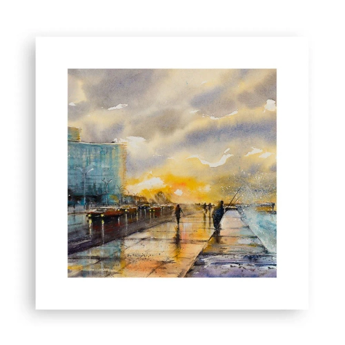 Pôster - A vida na costa - 30x30 cm