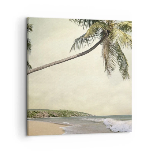Quadro em tela - Sonho tropical - 60x60 cm