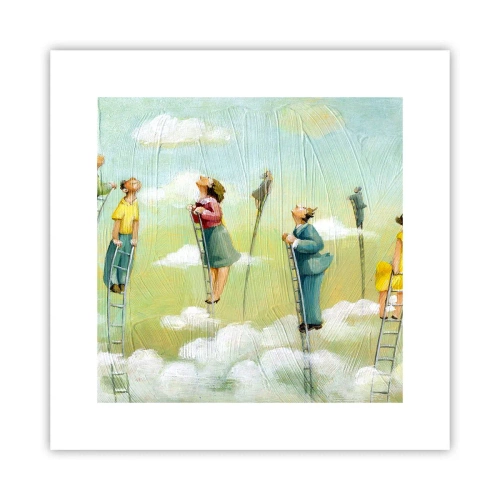 Pôster - Por trás do seu sonho - 30x30 cm