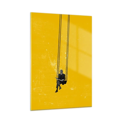 Quadro em vidro - Dia como todos os dias - 50x70 cm