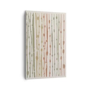 Quadro em tela - Notação musical de cores - 80x120 cm