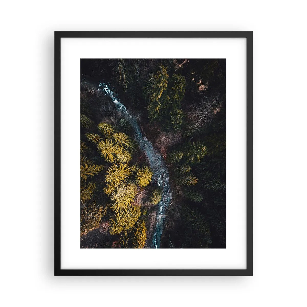 Pôster com moldura preta - Rápido e cada vez mais rápido - 40x50 cm