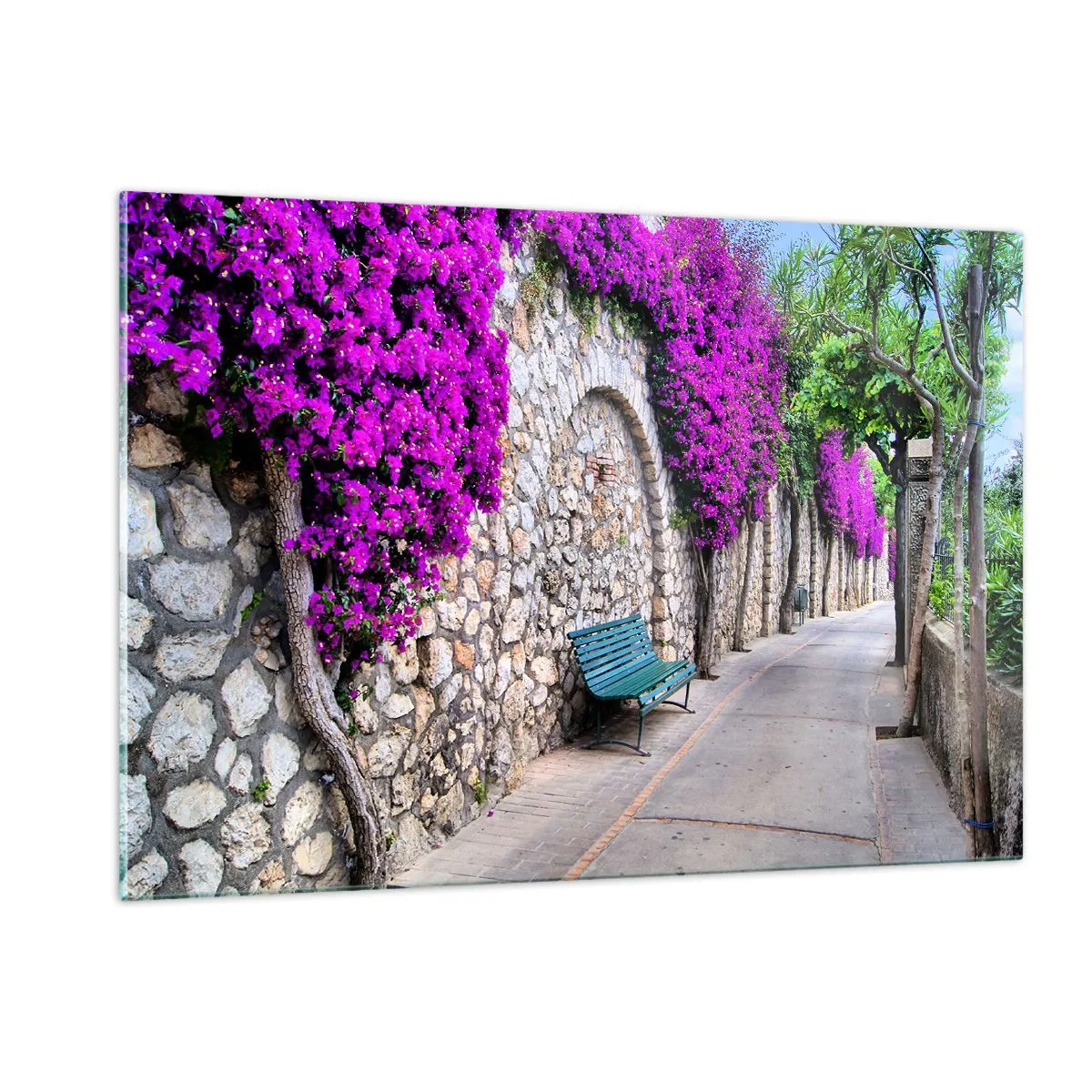 Quadro em vidro - Vamos encontrar-nos o mais depressa possível - 120x80 cm