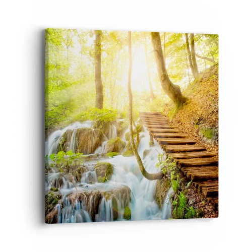 Quadro em tela - O desejado refresco - 40x40 cm