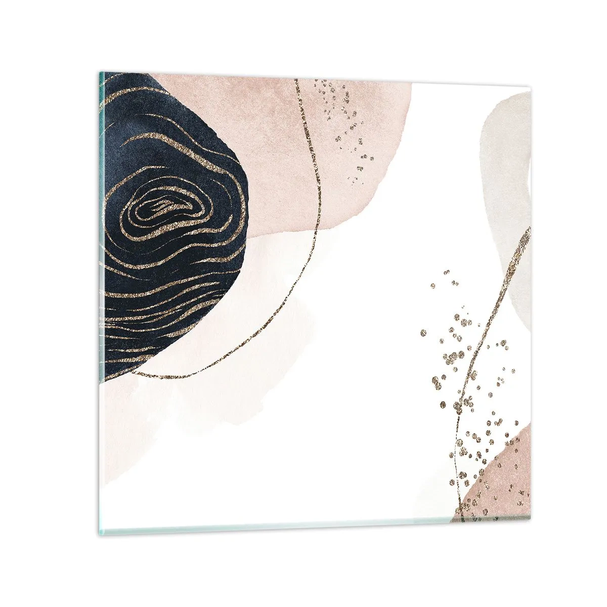 Quadro em vidro - Tudo flui - 70x70 cm