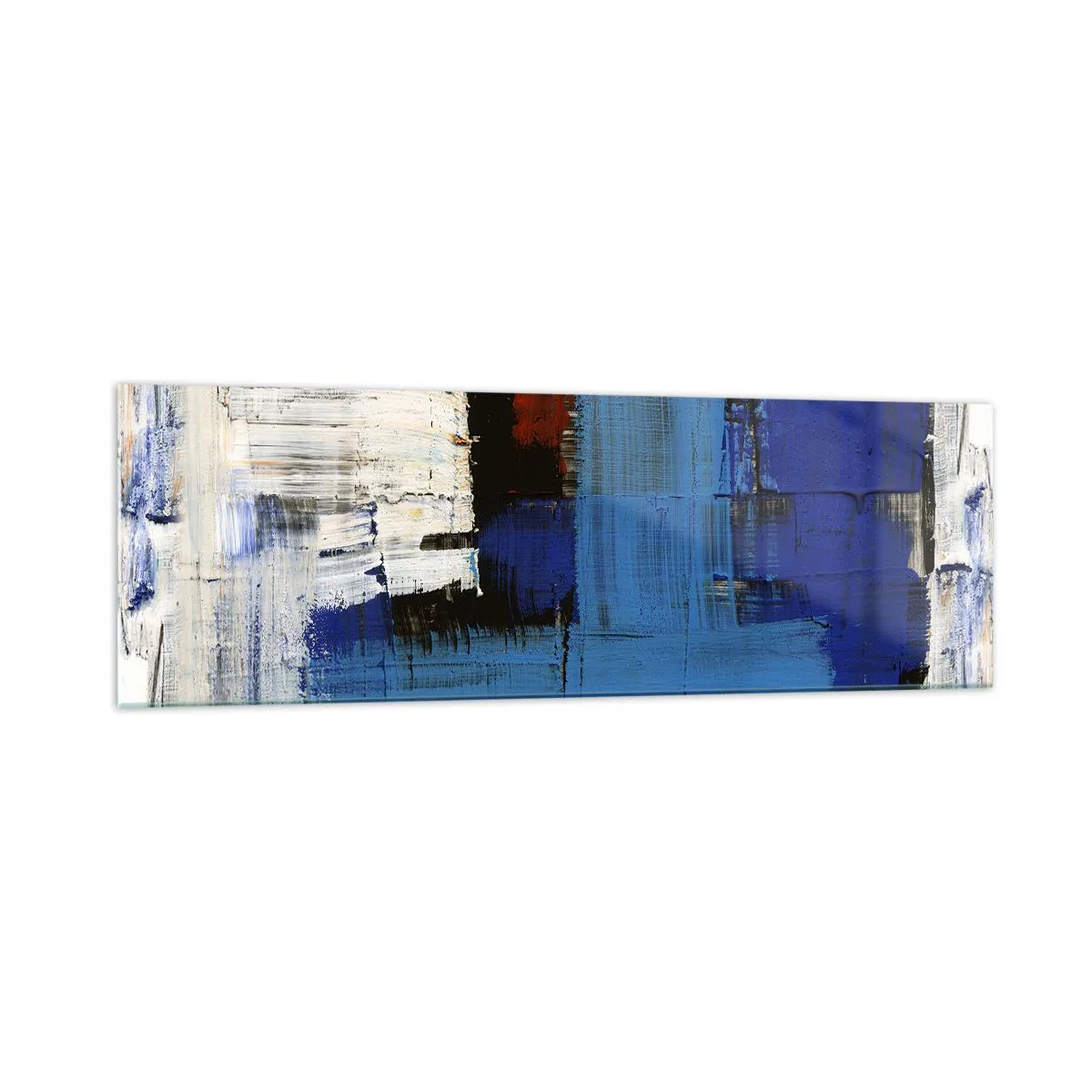 Quadro em vidro - O segredo do azul - 160x50 cm