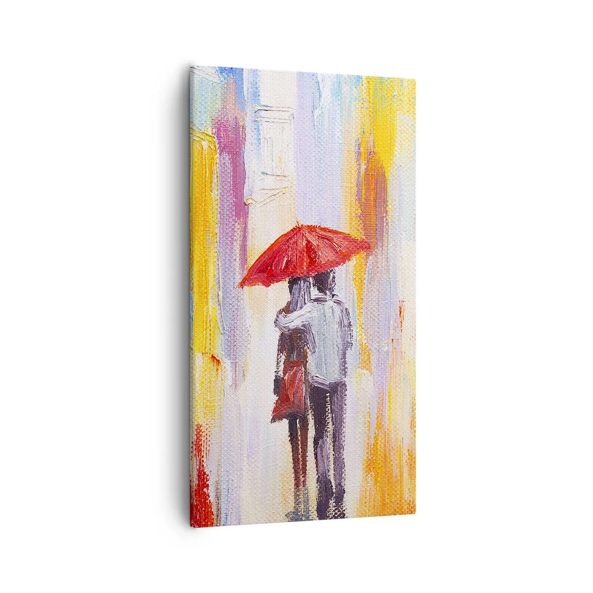 Quadro em tela - Que continue a chover - 55x100 cm