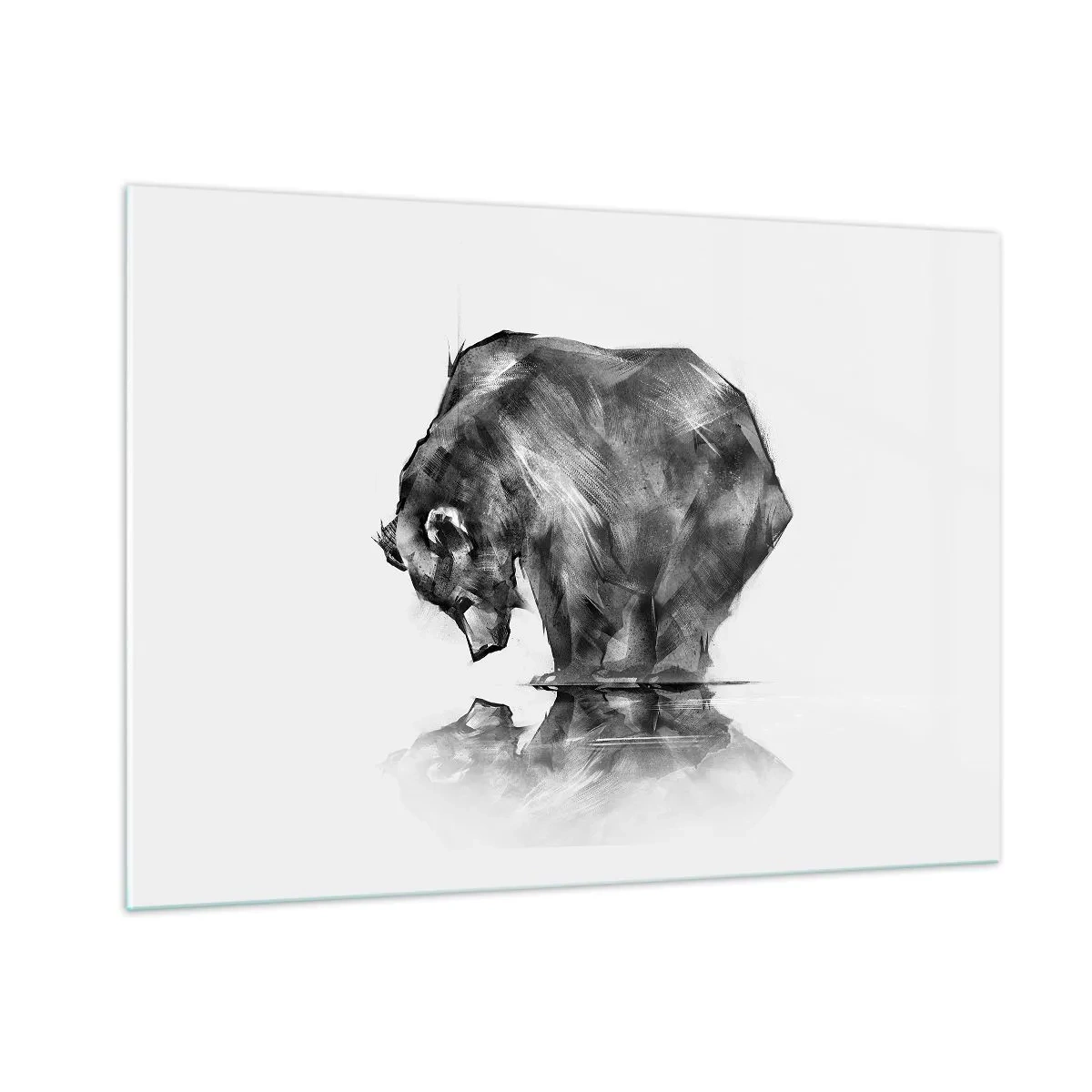 Quadro em vidro - É bom ver alguém próximo - 100x70 cm