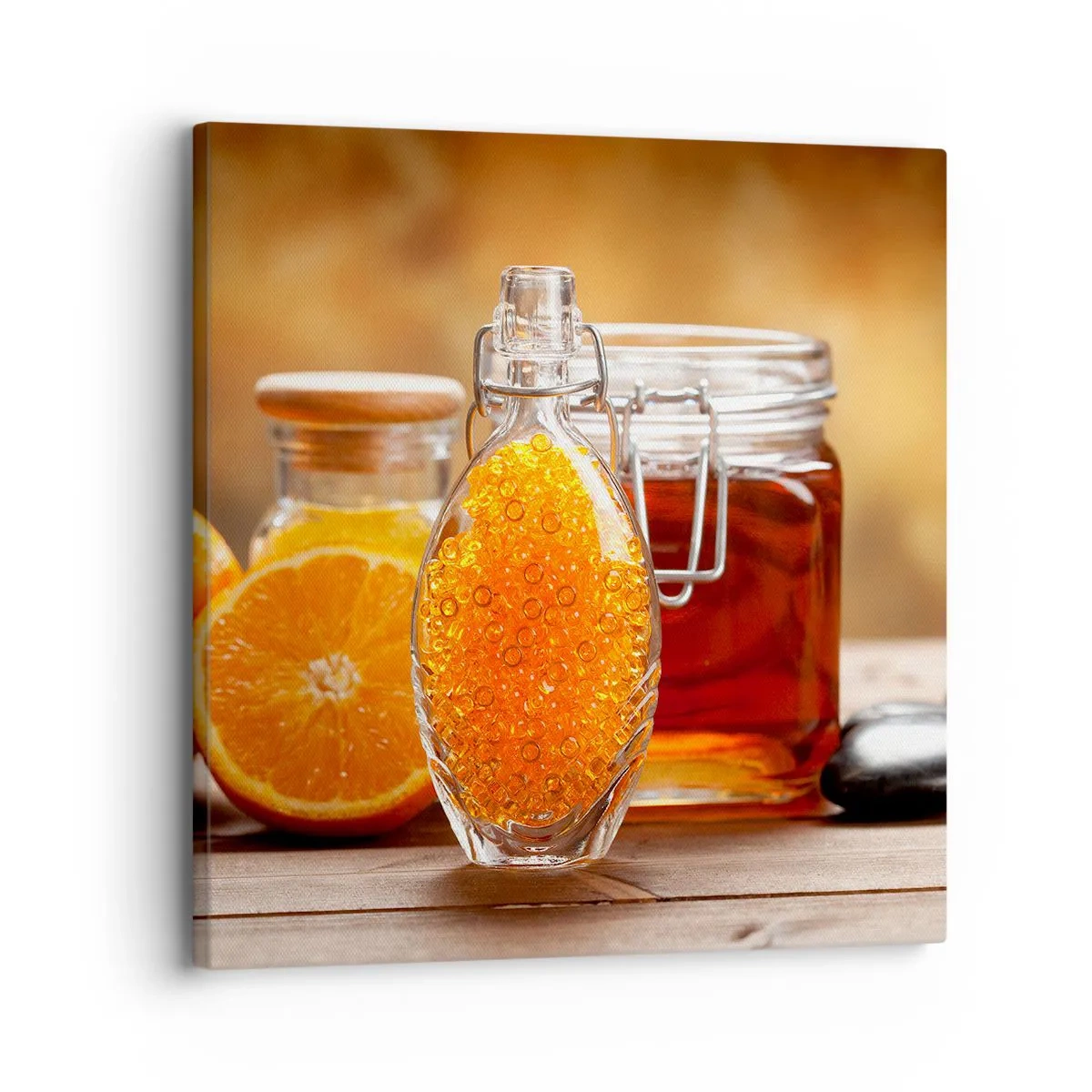 Quadro em tela - Sabores e aromas ensolarados - 30x30 cm