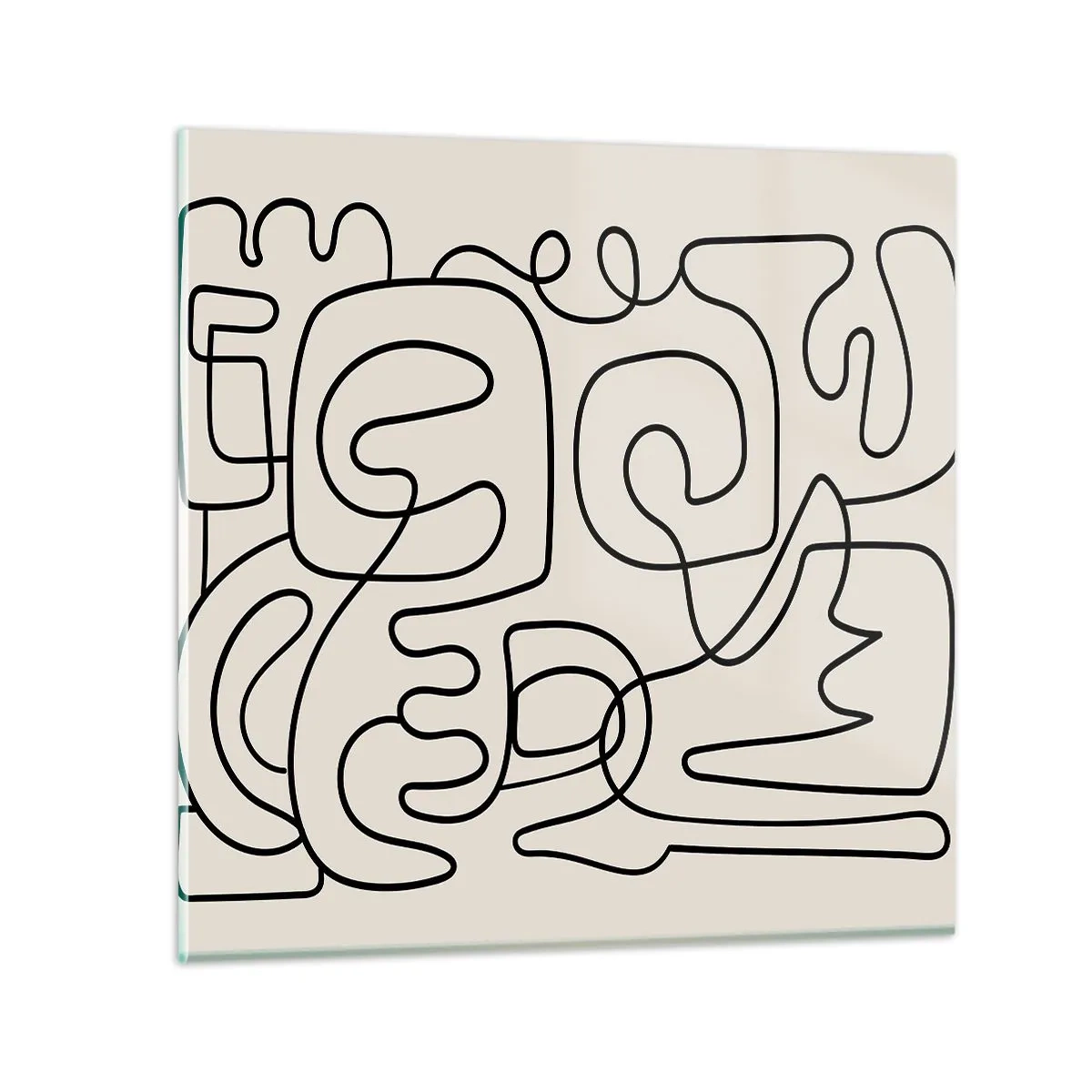 Quadro em vidro - Na trilha - 70x70 cm