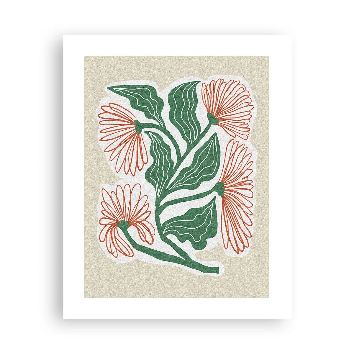 Pôster - Folclórico e moderno - 40x50 cm