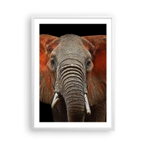 Pôster em moldura branca - Eu sou selvagem, e você? - 50x70 cm