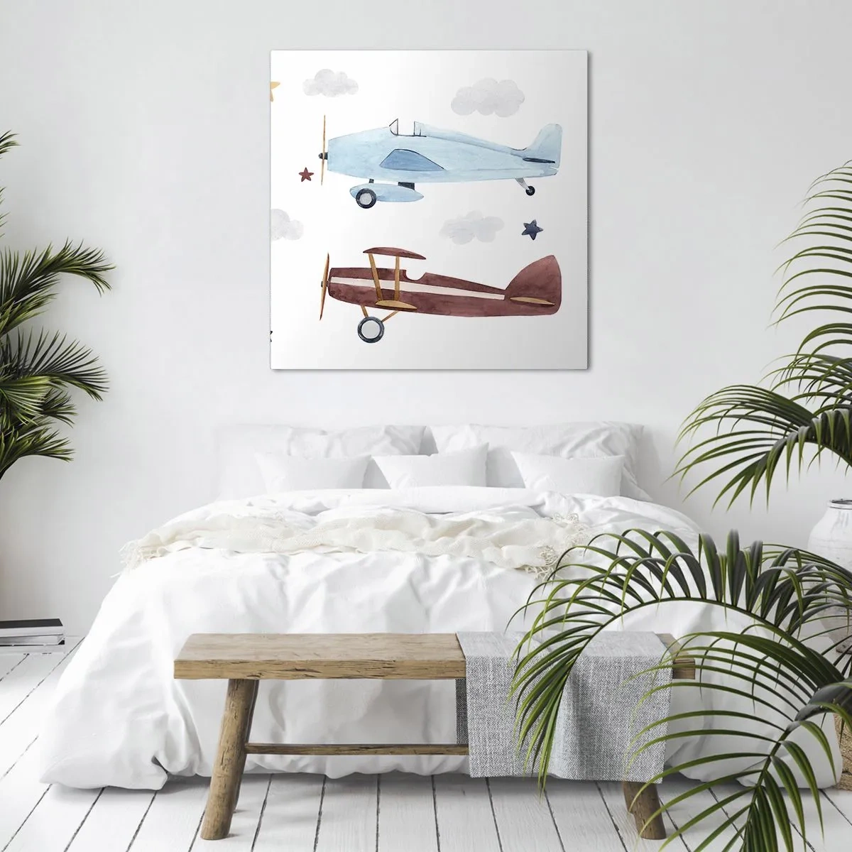 Quadro em tela - Sr. Piloto, estamos a aguardar! - 50x50 cm