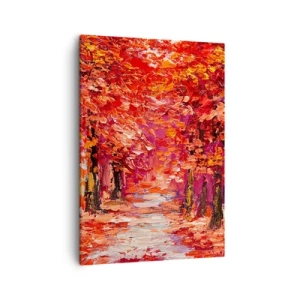 Quadro em tela - Impressão de outono - 50x70 cm