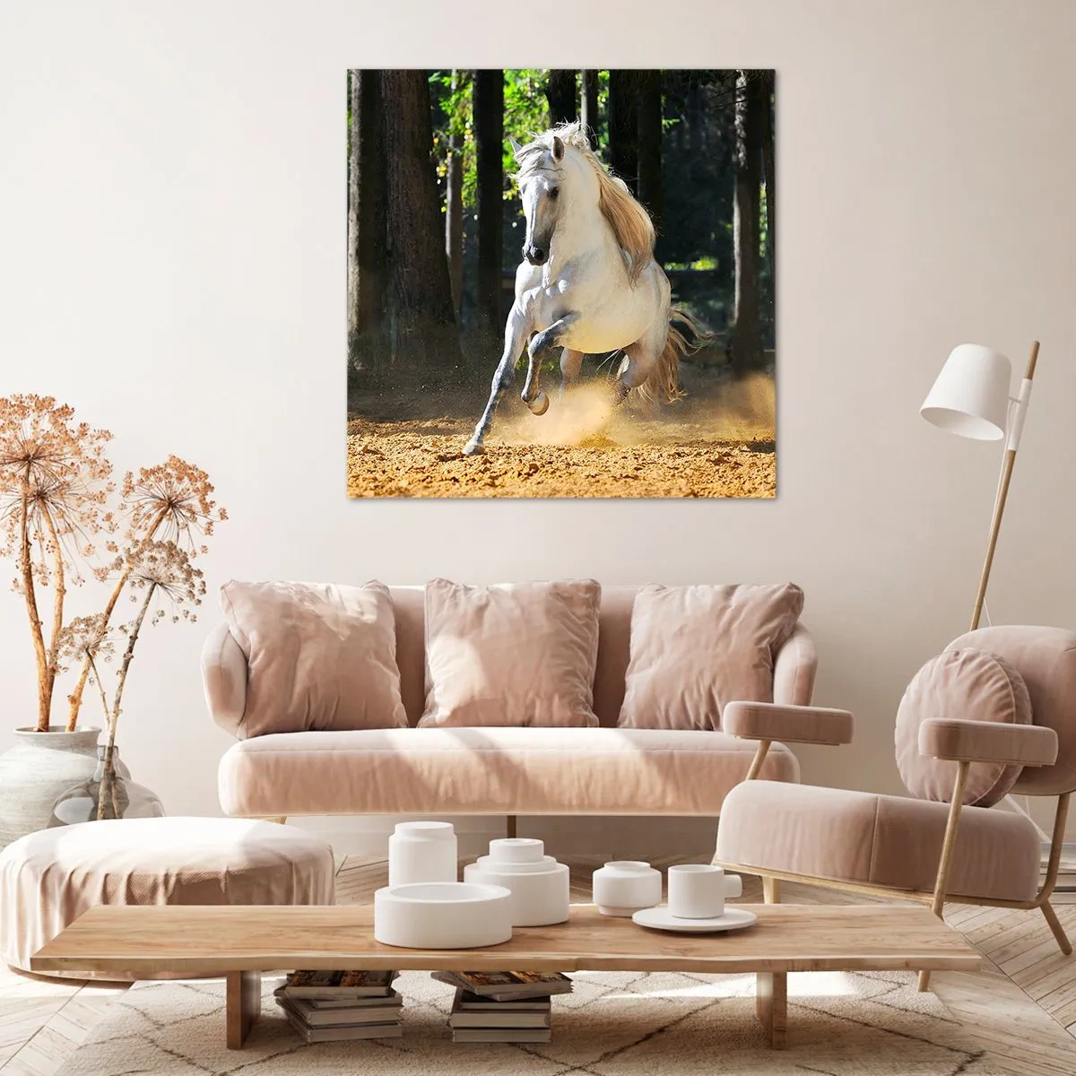 Quadro em tela - Como de um romance de fantasia - 70x70 cm