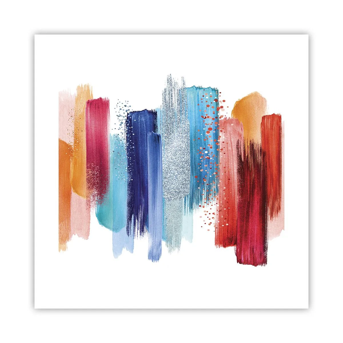 Pôster - Para cima e para baixo  - 40x40 cm