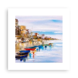 Pôster - Um refúgio urbano multicolorido - 30x30 cm