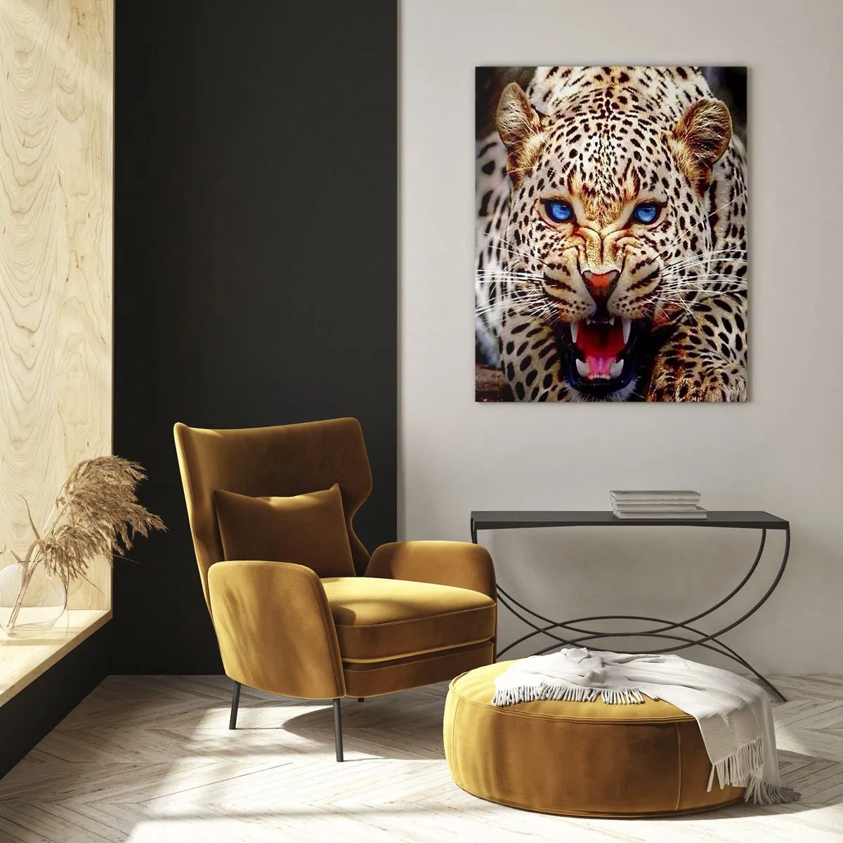 Quadro em vidro - A raiva não afeta a beleza - 70x100 cm