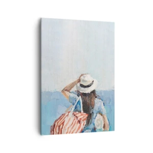 Quadro em tela - Bem-vindo às suas férias - 50x70 cm