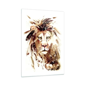 Quadro em vidro - Força e dignidade - 50x70 cm