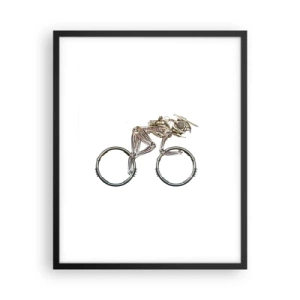 Pôster com moldura preta - Uma ótima máquina - 40x50 cm