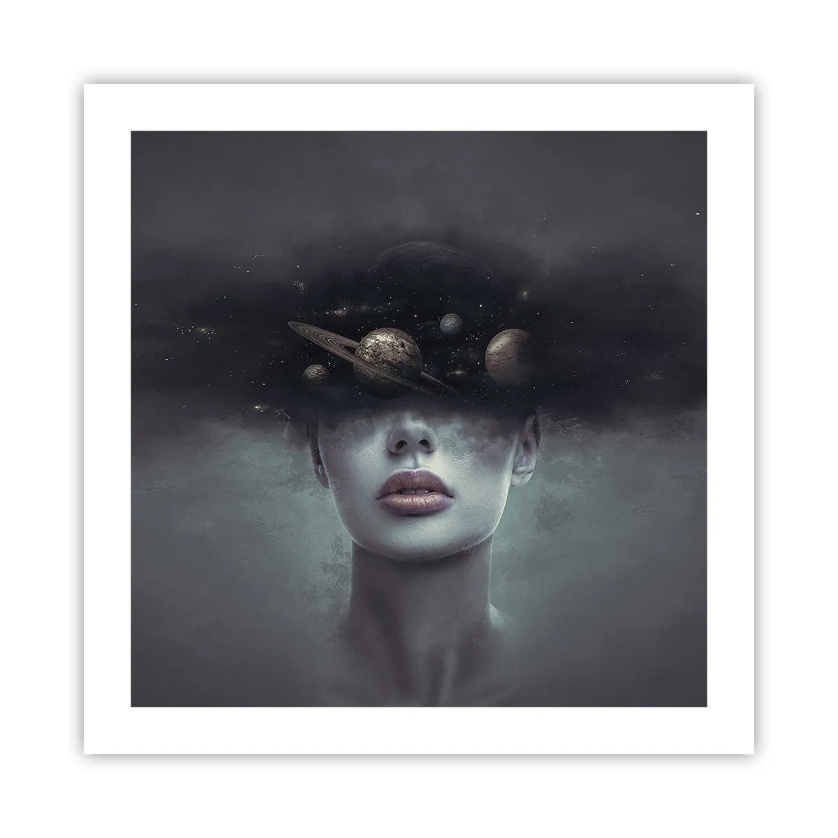Pôster - E os planetas estão a enlouquecer... - 50x50 cm