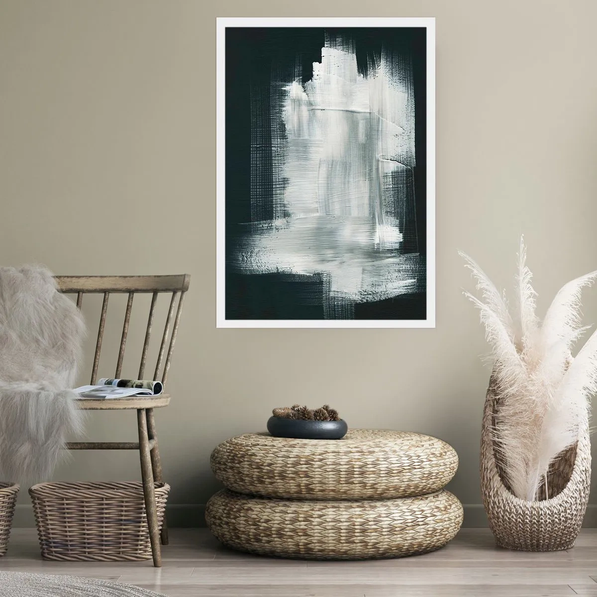 Pôster - Entrelaçado na vertical e horizontal - 61x91 cm