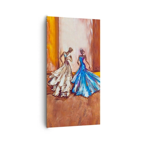 Quadro em tela - Uma bela dupla - 65x120 cm