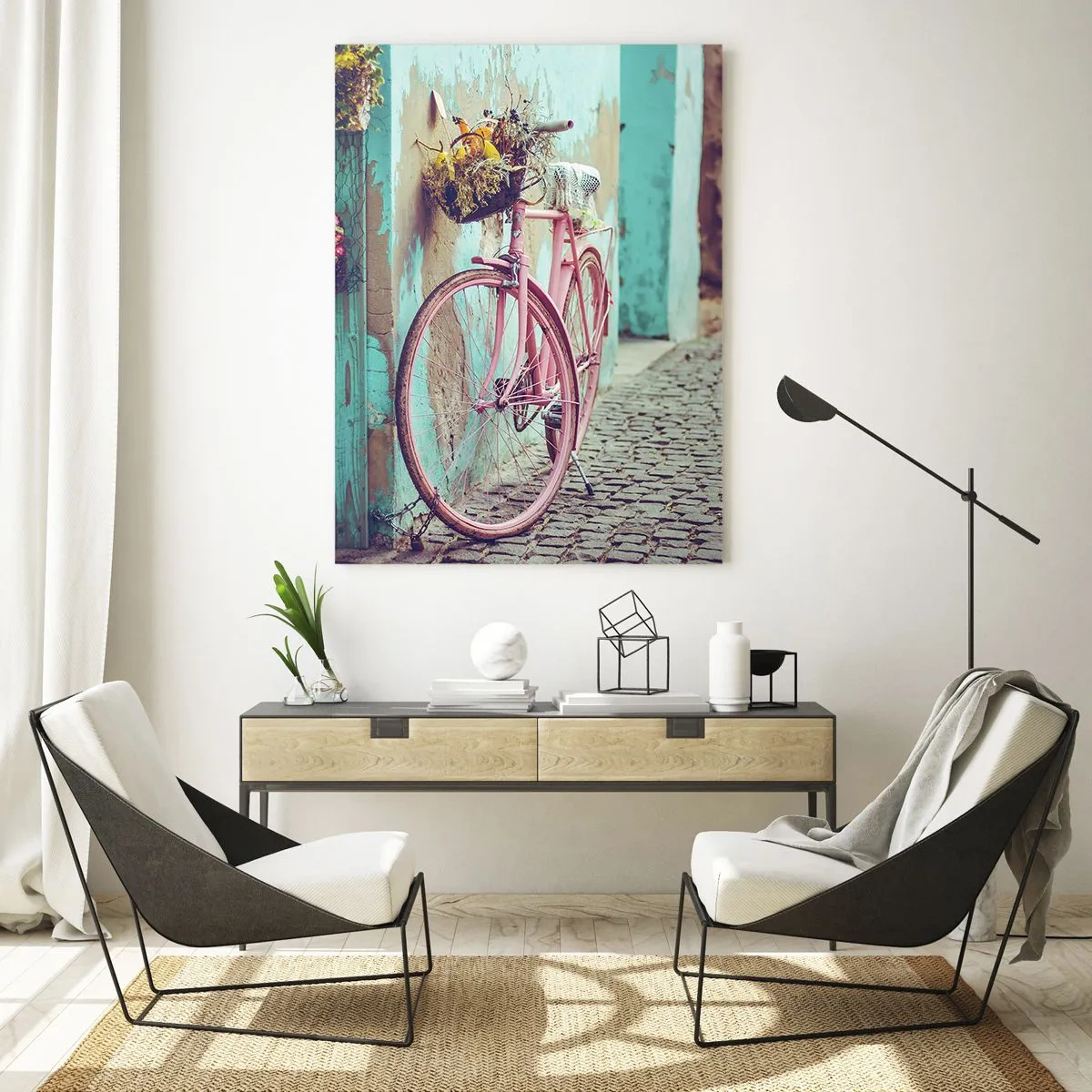 Quadro em vidro - Volto logo - 80x120 cm