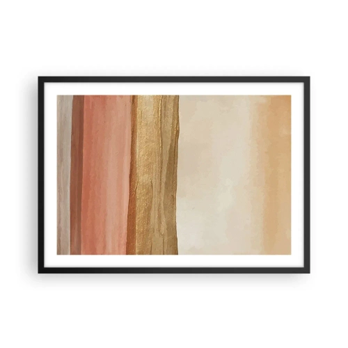 Pôster com moldura preta - Composição vertical - 70x50 cm