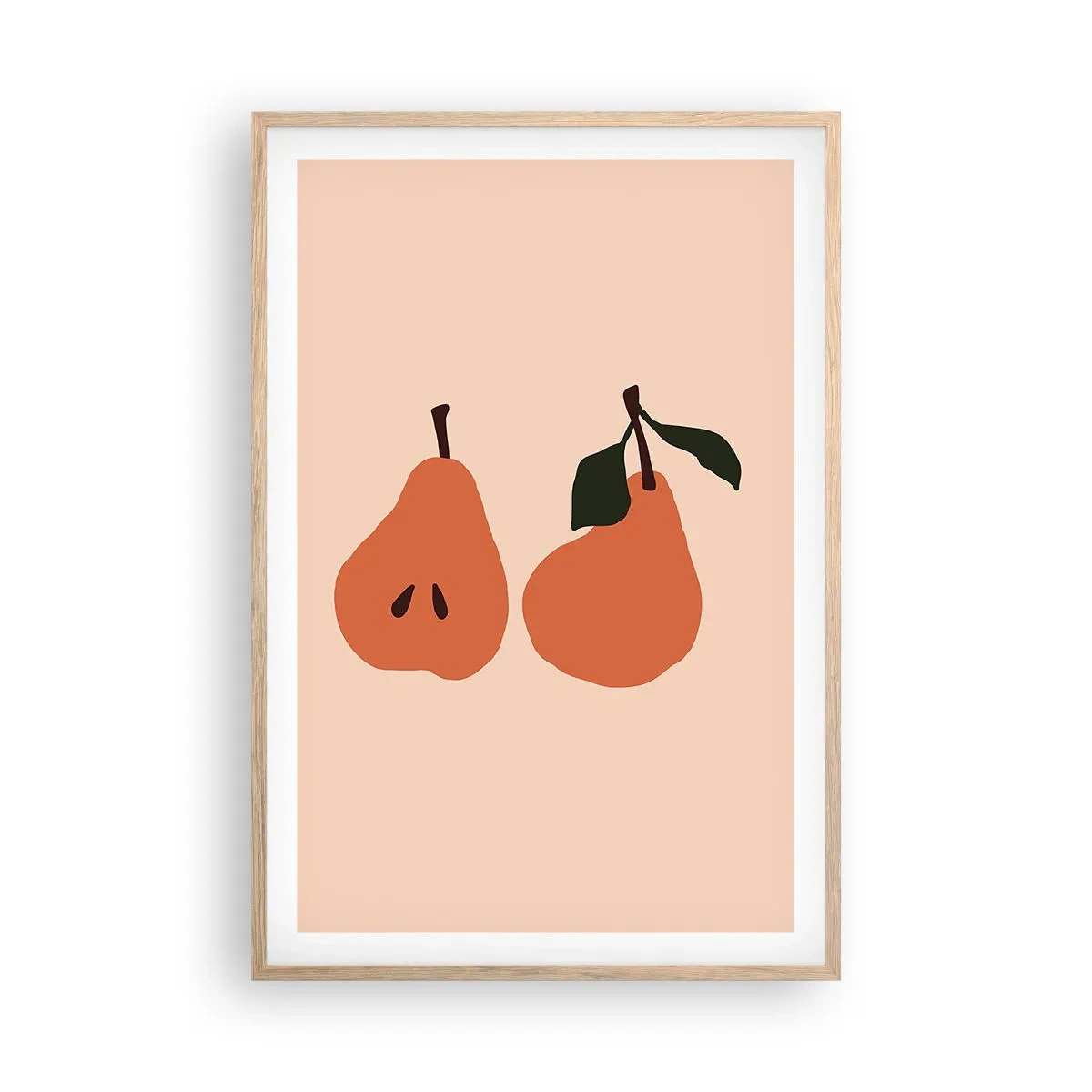 Pôster com moldura de carvalho claro - A própria doçura - 61x91 cm